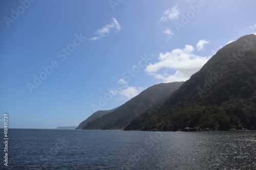 Mountain Views in Milford Sound New Zealand © Sophie