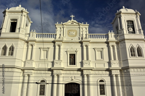 Fachada de la catedral de la ciudad de Matagalpa, en el norte de NIcaragua photo