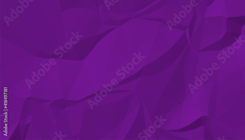 wrinkled crumpled paper in purple color shade