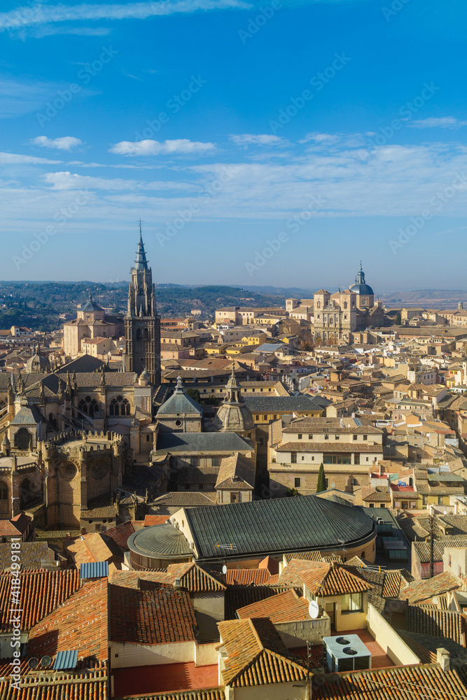 View of the roofs of Toledo