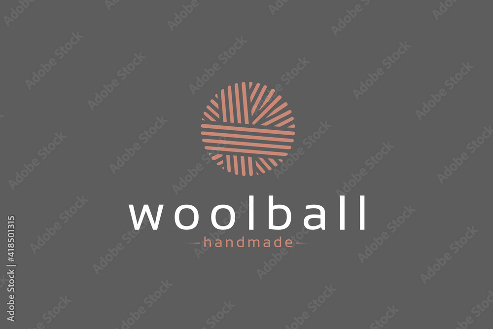 Wool Ball Logo Design