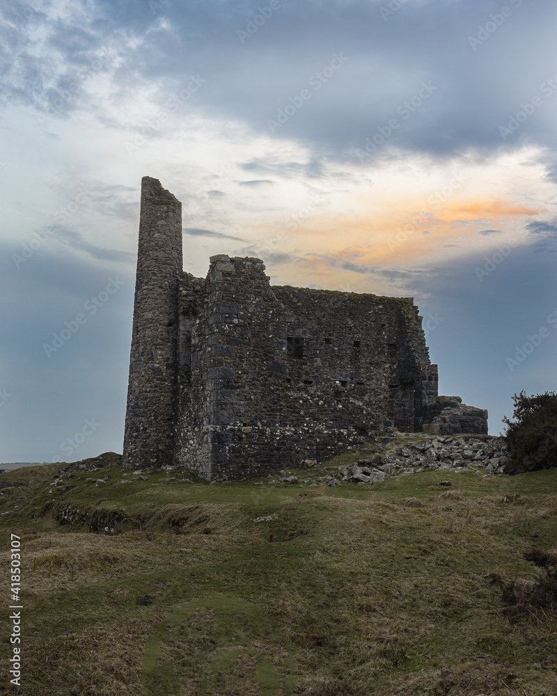 Silver Valley Engine house Mine Bodmin Moor Cornwall