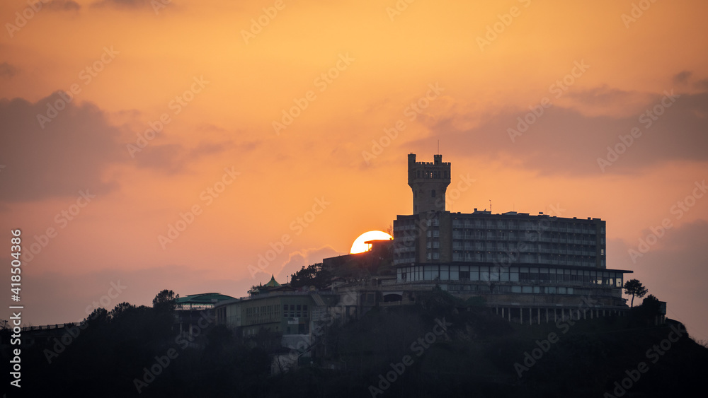 Obraz premium Igeldo Sunset