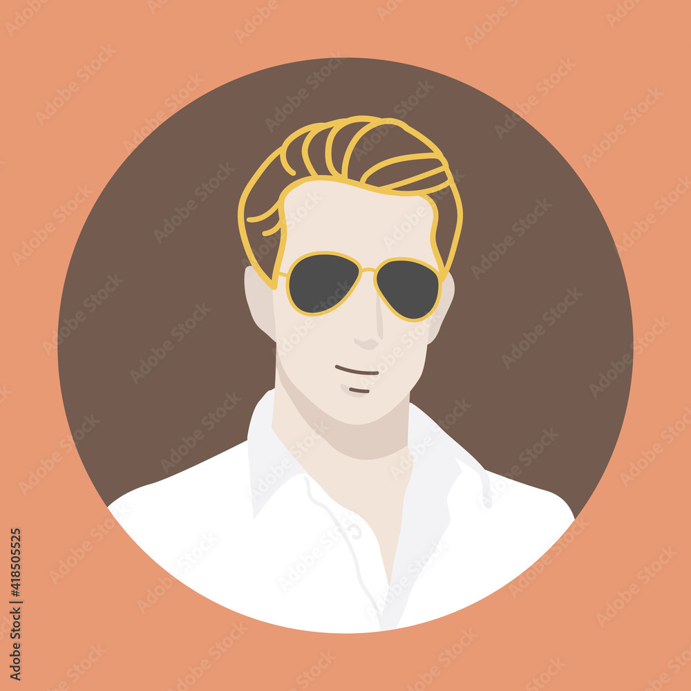 Men avatar vector character style and casual people in trendy. Men avatar vector character style and casual people in trendy.