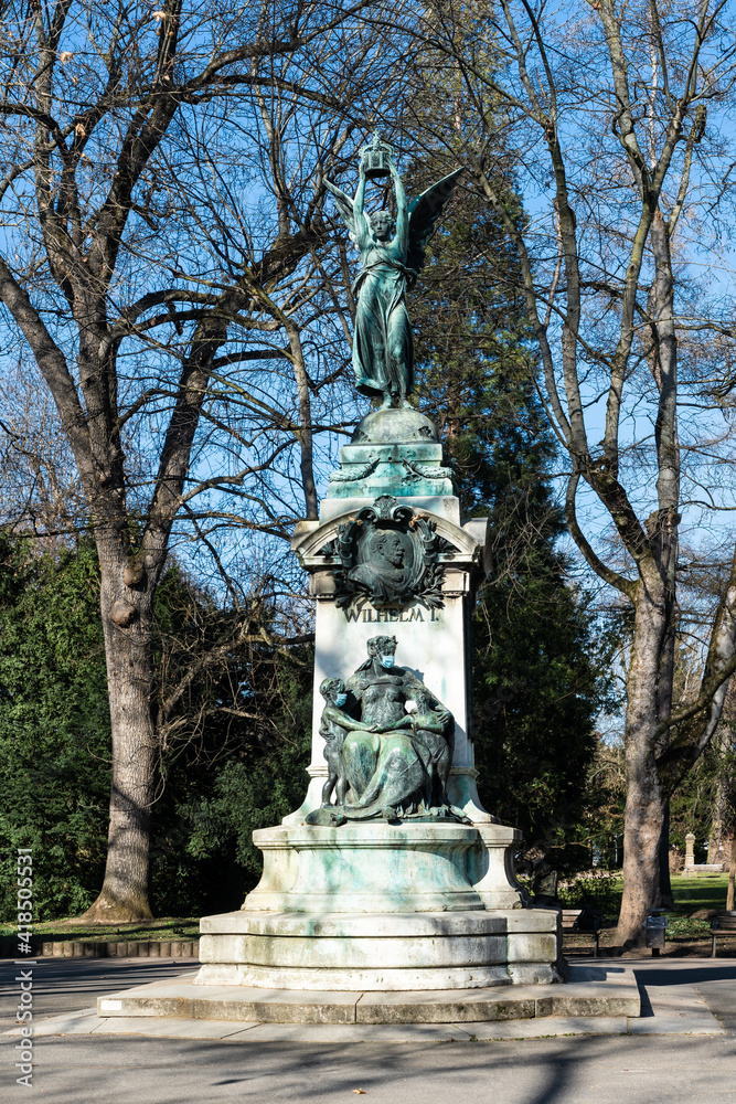 Kaiser-Wilhelm-Denkmal im Alten Friedhof in Heilbronn