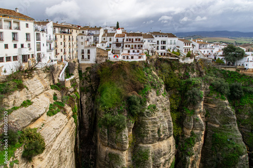 Ronda in Spain. Town on the cliffs. Historical landmark in Spain. Must see attraction in Andalusia.