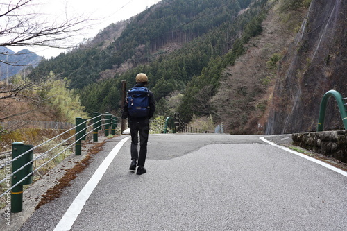 別府峡 石立山 登山