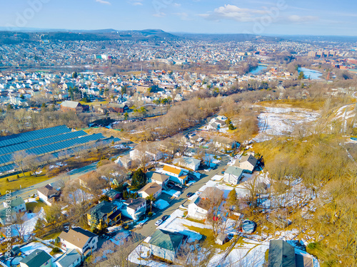 Aerial of Paterson New Jersey photo