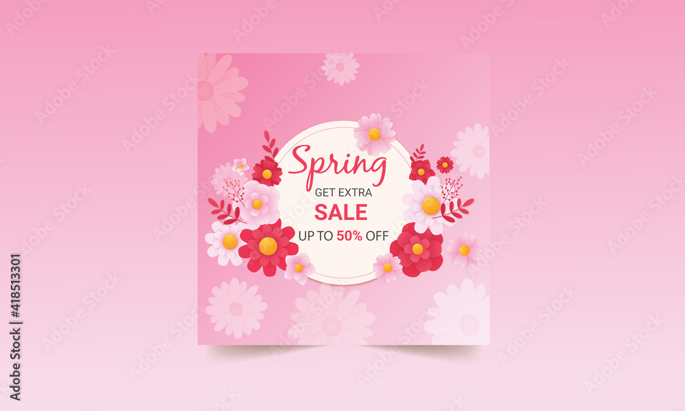 Set of banners, greeting cards, sale posters, holiday covers for Spring. posters, brochures, voucher discounts, flyers, invitations.
