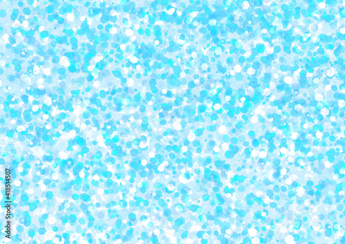 Naklejka ラメ グリッター風 6角形のイラスト 背景素材 水色 Swiecidelka Blekitny Swiecidelka Fototapety Foteks