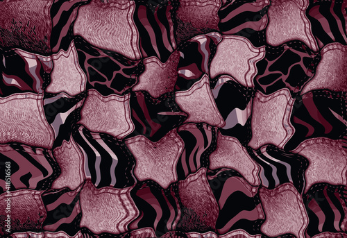 animal skin vector