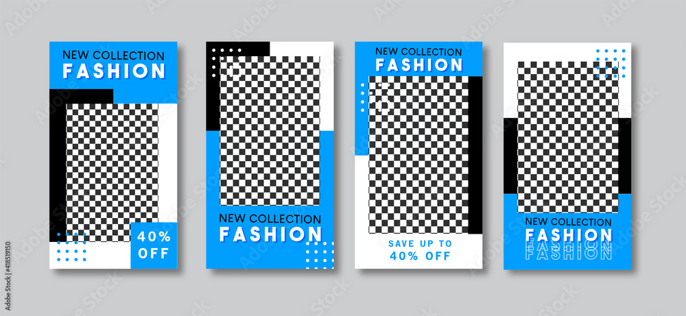 new collection fashion banner for social media post template 