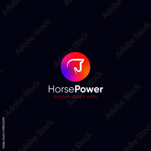 Horse Power Logo Template