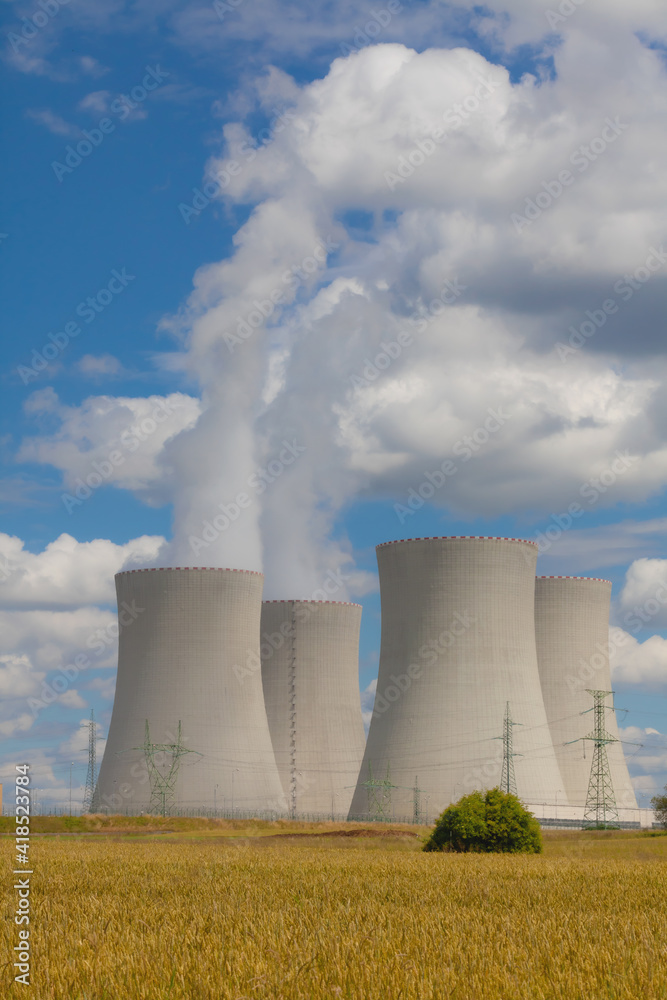 
Nuclear power plant Temelin in Czech Republic Europe