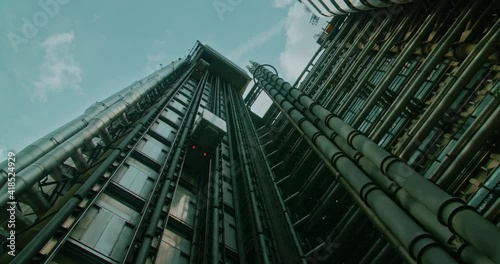 Futiristic Metal building construction in London