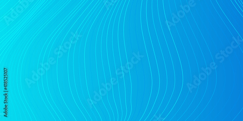 abstract white wave lines on blue background 