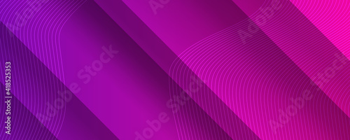 Shades of purple abstract polygonal geometric background. 3d business background concept