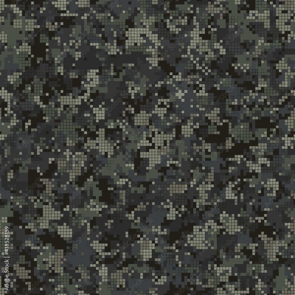 Abstract military or hunting camouflage seamless pattern background