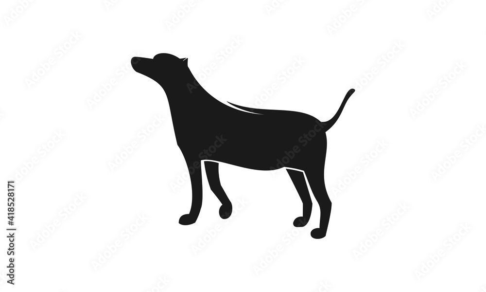 Dog animal vector logo