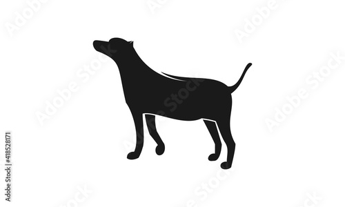 Dog animal vector logo