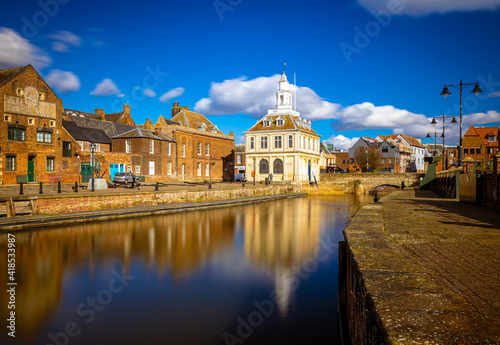 Murais de parede A view of King's Lynn, a seaport and market town in Norfolk, England