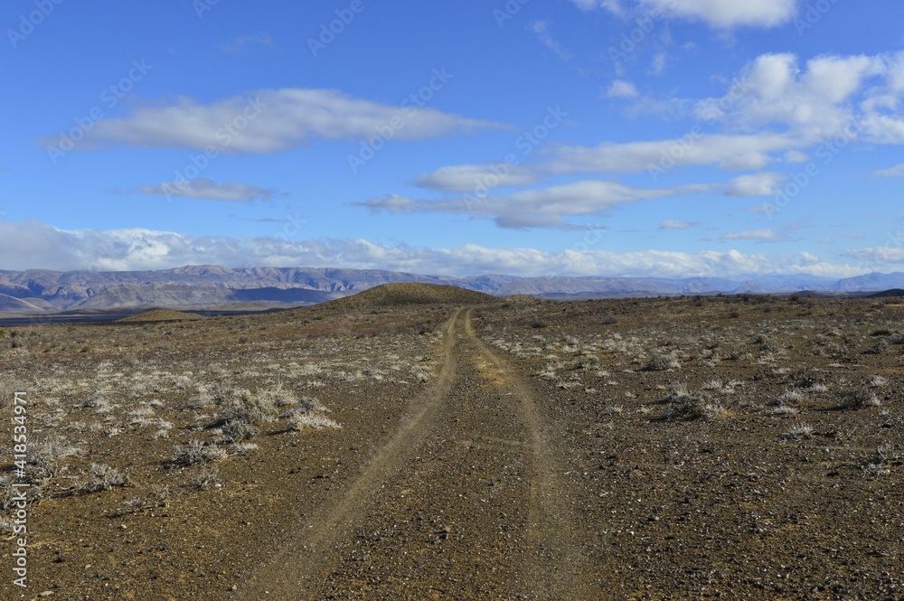 road in the desert road in the desert