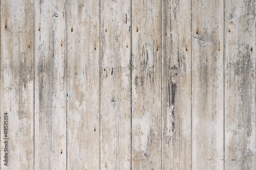 White rustic wood background. Vintage texture.
