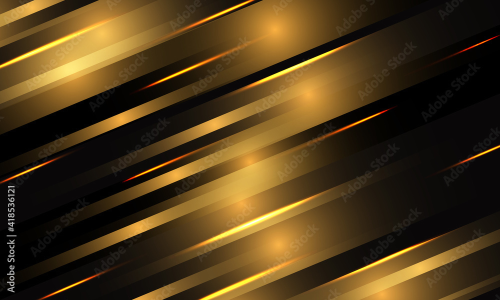 Abstract gold line speed light dynamic design modern futuristic background vector illustration. Abstract gold line speed light dynamic design modern futuristic background vector illustration.