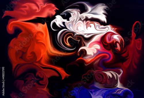abstract background liquid paint multicolor pattern motion blur.