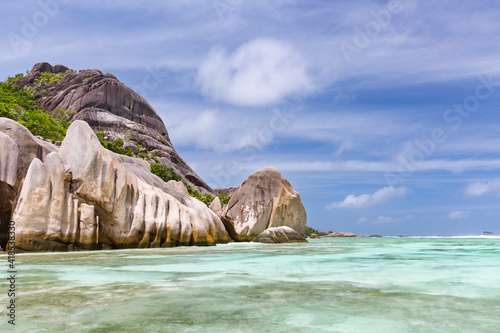 Granite Coastline, La Digue, Seychelles