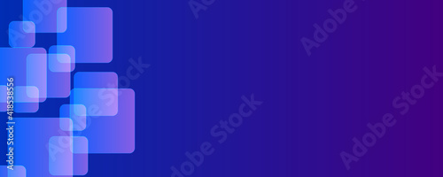 Digital techno abstract background, glowing hexagons, vector geometric hi-tech background with shiny light effects and figures, purple color 