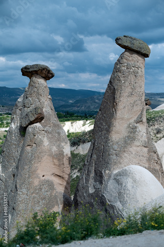 Fairy chimneys in Cappadocia