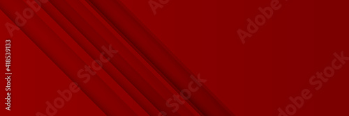 Red line abstract background. Abstract background - squares and lines composition created with lights and shadows. Technology or business digital template. Trendy simple fluid color gradient abstract 