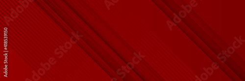 Red line abstract background. Abstract background - squares and lines composition created with lights and shadows. Technology or business digital template. Trendy simple fluid color gradient abstract 