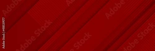Red line abstract background. Abstract background - squares and lines composition created with lights and shadows. Technology or business digital template. Trendy simple fluid color gradient abstract 