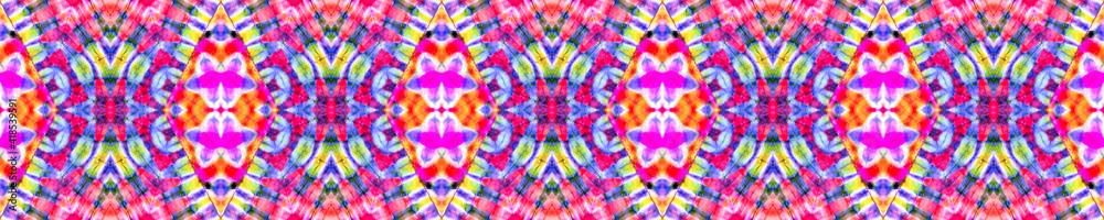 Tie Dye Background. Peruvian Ikat. Yellow Tie Dye Background. Peruvian Ikat. Yellow