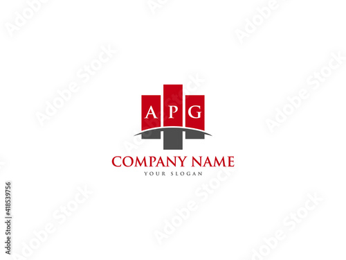 APG Logo Letter Design For Business photo