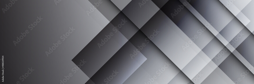 Abstract grey gray black silver bronze background for wide banner. Grey and black glossy stripes abstract tech corporate background. Vector wide banner design Abstract grey gray black silver bronze background for wide banner. Grey and black glossy stripes abstract tech corporate background. Vector wide banner design
