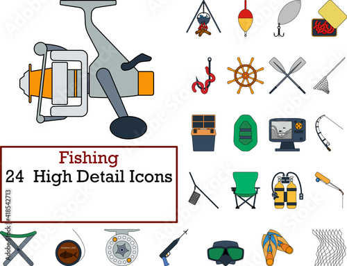 Fishing Icon Set
