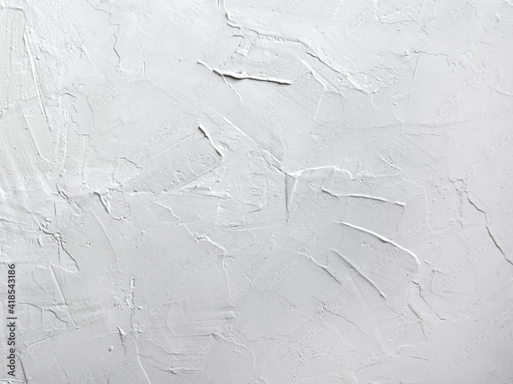 Obraz premium White texture and rough putty background.