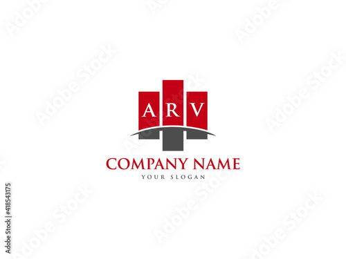 ARV Logo Letter Design For Business photo