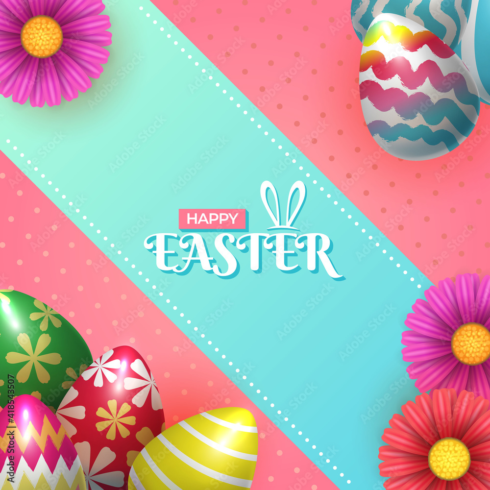 Easter day social media post Easter day social media post