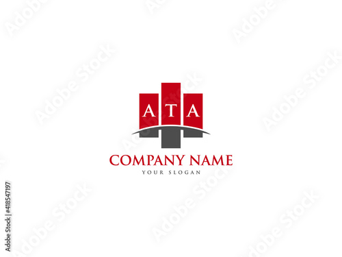 Letter ATA Logo Icon Design For Kind Of Use Fototapet