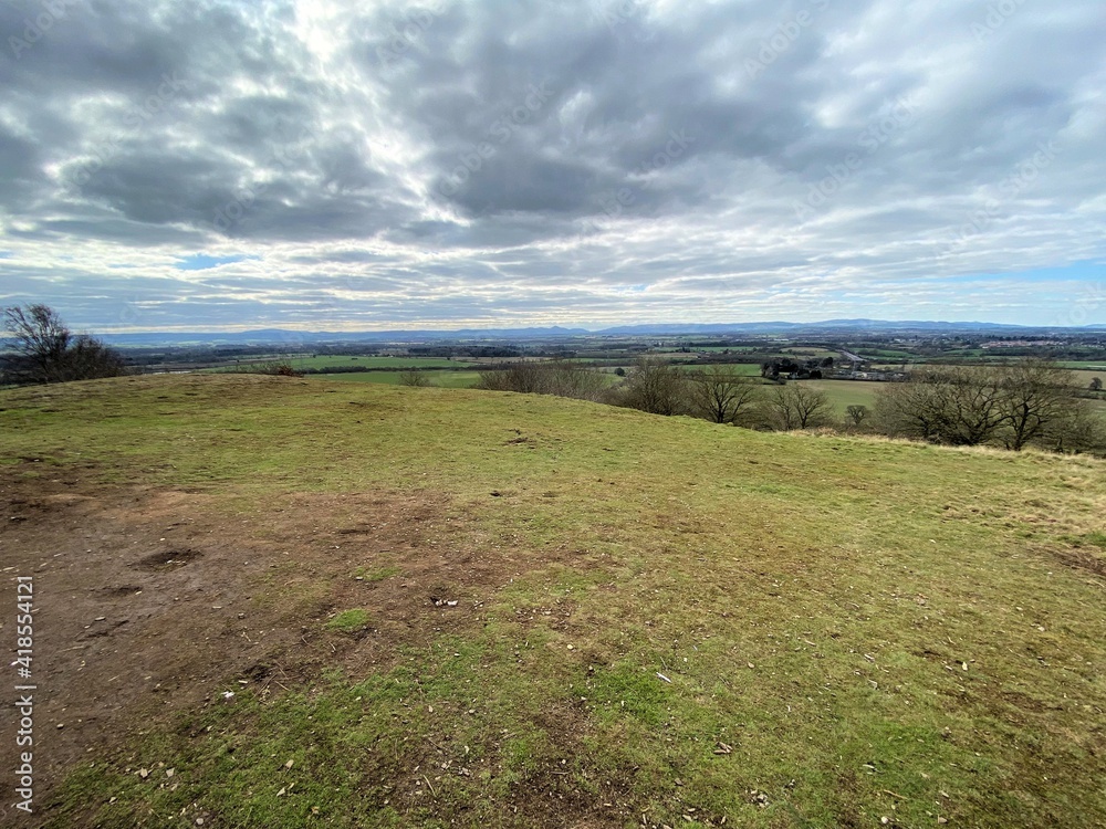 A view of the Shropshire Countryside from Haughmond Hill