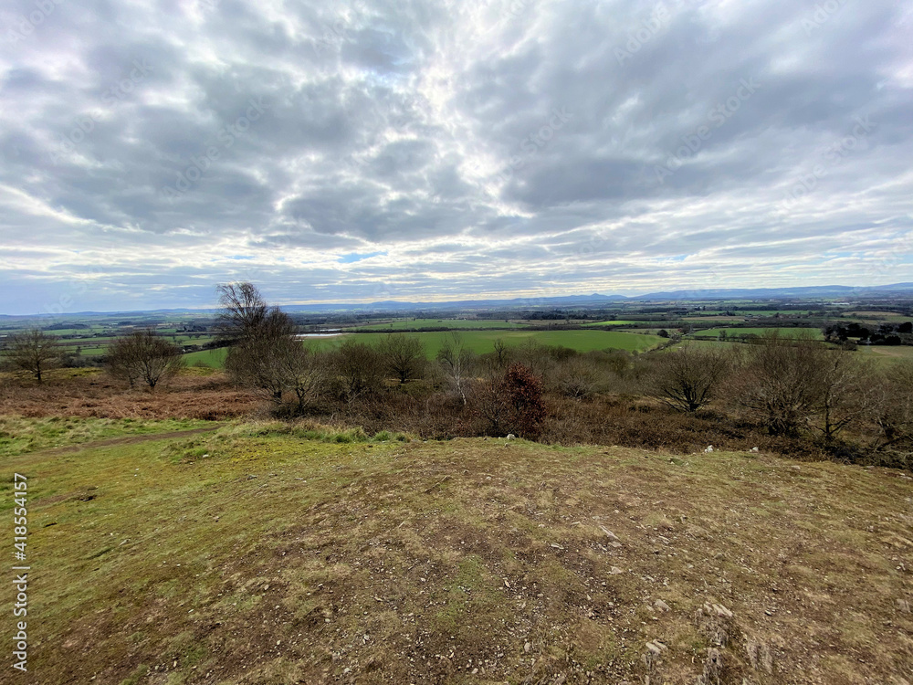 A view of the Shropshire Countryside from Haughmond Hill