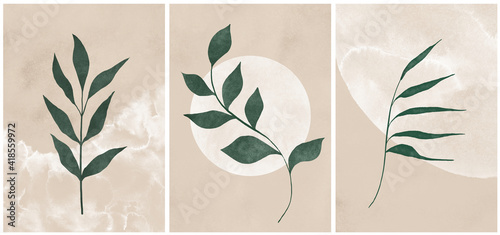 Slika na platnu Botanical wall art set