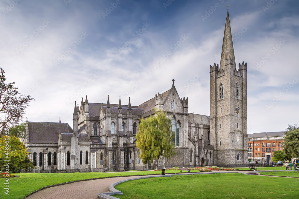 Obraz premium St Patrick's Cathedral, Dublin, Ireland