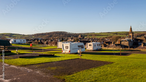 Silver Craig's Caravan Park over looking the scottish town of Kirkcudbright © Jozef
