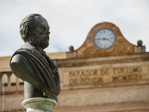 Busto de Antonio Ríos Rosas in Ronda, spain