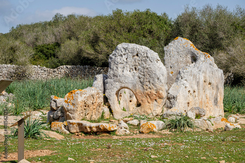 Ses Roques Llises Dolmen, Alaior, Menorca, Balearic Islands, Spain photo